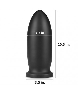 Dildo King Sized Anal Bomber 9 Negro Dildo King Sized Anal Bomber 9 Negro