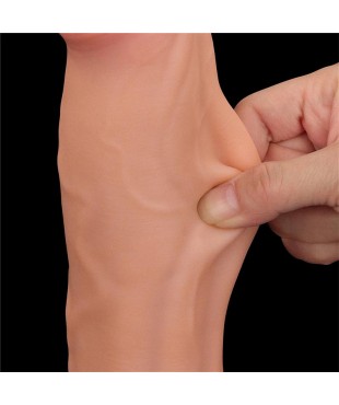 Dildo Dual Layer Piel Retractil 115 Dildo Dual Layer Piel Retractil 115