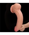 Dildo Dual Layer Piel Retractil 12