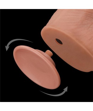 Dildo Dual Layer Piel Retractil 135