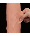 Dildo Dual Layer Piel Retractil 14