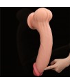Dildo Dual Layer Piel Retractil 14