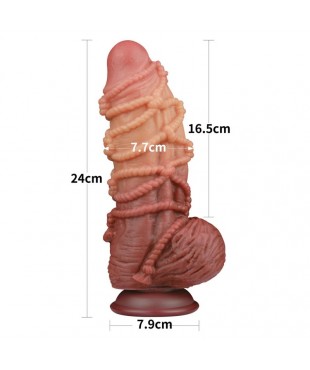 Dildo Dual Layer Tamano King Nature 95 Dildo Dual Layer Tamano King Nature 95