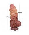 Dildo Dual Layer Tamano King Nature 95