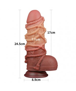 Dildo Dual Layer Tamano King Nature 95 Dildo Dual Layer Tamano King Nature 95