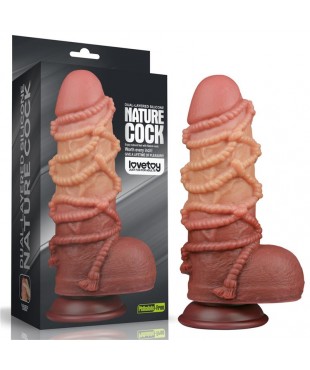 Dildo Dual Layer Tamano King Nature 95 Dildo Dual Layer Tamano King Nature 95