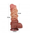 Dildo Dual Layer Tamano King Nature 105