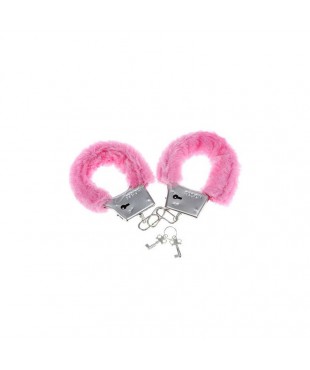 Esposas para Muñeca Forradas de Peluche Rosa