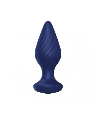 Spiral Plug Anal con Vibración y Control Remoto