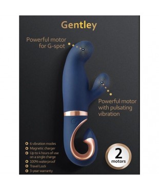 Gentley Vibrador Punto G Caribbean Blue