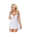 810 BAB 2 Babydoll y Tanga Color Blanco