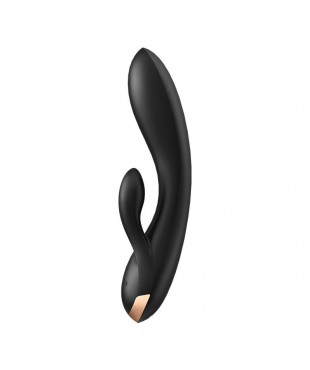 Double Flex Vibrador Punto G 3 Motores Satisfyer APP Connect Negro Double Flex Vibrador Punto G 3 Motores Satisfyer APP Connect Negro