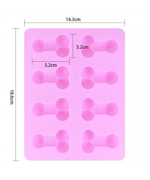 Molde para Chocolate o Hielo Forma de Pene