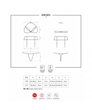 Set de 3 Piezas 838 SEG 3