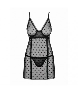 Astralya Babydoll Semi Transparente