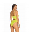 Neonia Bodysuit con Cremallera Amarillo Neon