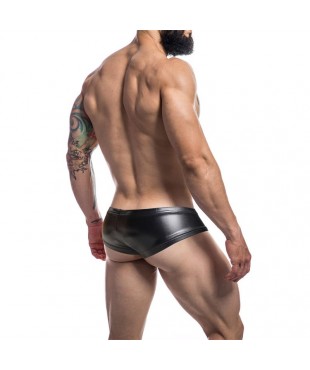 C4M10 Boxers Tipo Shorts Leatherette Negro