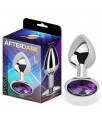 Plug Anal con Joya Purpura Amatista Talla L Aluminio