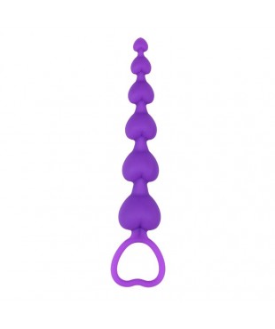 Cadena Anal Heart Booty Beads