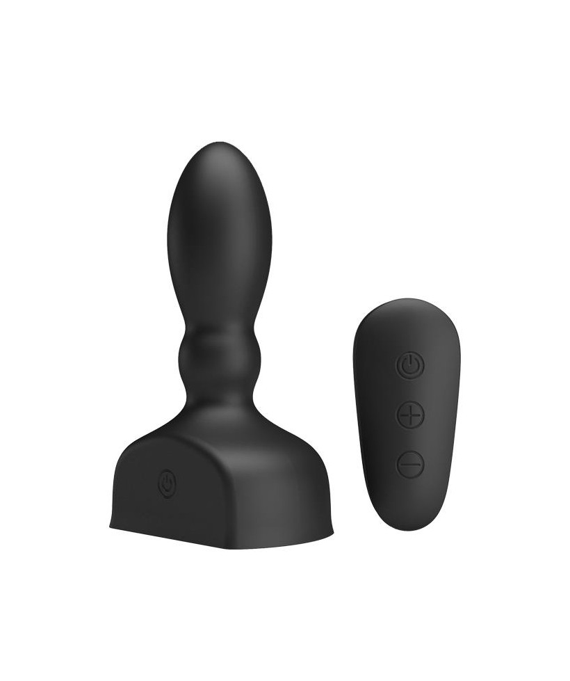 Estimulador Anal Harriet Inflable USB Silicone Negro