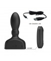 Estimulador Anal Harriet Inflable USB Silicone Negro