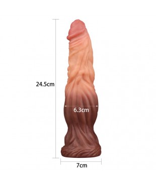 Dildo Nature 9.5 Dual Layer