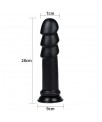 Dildo King Sized Anal Ripples 1125 Negro