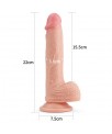 Dildo Nature 85 Silicona Liquida Natural