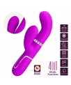 Mariana Vibrador 4en1 Silicona Fucsia
