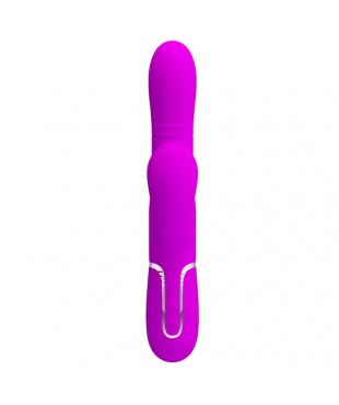 Mariana Vibrador 4en1 Silicona Fucsia