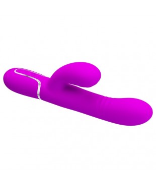Mariana Vibrador 4en1 Silicona Fucsia