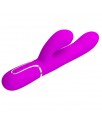 Mariana Vibrador 4en1 Silicona Fucsia