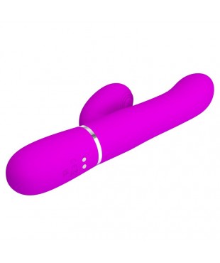 Mariana Vibrador 4en1 Silicona Fucsia