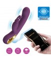 Liam Vibrador Punto G Silicona con APP Morado
