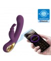 Liam Vibrador Punto G Silicona con APP Morado