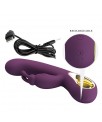 Liam Vibrador Punto G Silicona con APP Morado