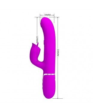 Gigi Vibrador con Licking y Thumping Fucsia