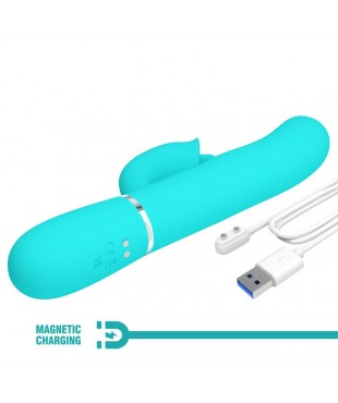 Gigi Vibrador con Licking y Thumping Turquesa