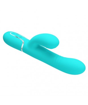 Mariana Vibrador 4 en 1 Silicona Turquesa