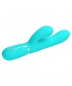Mariana Vibrador 4 en 1 Silicona Turquesa