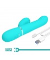 Mariana Vibrador 4 en 1 Silicona Turquesa