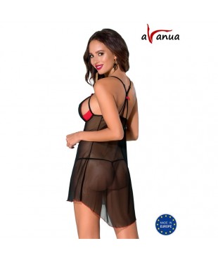 CYRA Chemise Rojo/Negro