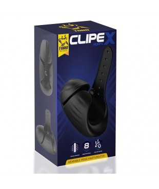 Clipex Masturbador Masculino Ajustable con Sistema de Clip Silicona Premium USB Magnetico